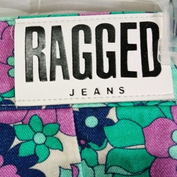 The Ragged Priest UO Exclusive '70s Floral Mini Skirt Blue Pockets Cotton NWT - Picture 7 of 15